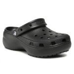 Mules crocs classic platform clog 206750 - noir - 42 1 / 2