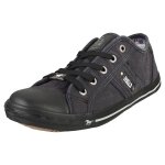 Mustang lace up low top femme baskets décontracté graphite - 41 Mustang lace up low top femme baskets décontracté graphite - 41