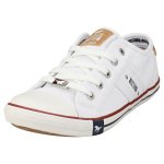 Mustang lace up low top femme baskets dcontract blanc - 39