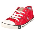 Mustang lace up low top femme baskets décontracté rouge - 40 Mustang lace up low top femme baskets décontracté rouge - 40