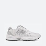 Baskets new balance 530 munsell blanc / argent - 43