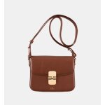 A. p. c. - mini sac besace grace mini en cuir de vachette - marron