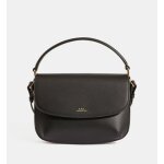 A. p. c. - sac besace sarah shoulder cuir lisse - noir