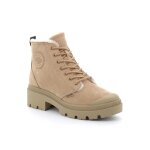Palladium - chaussures montante � fermeture �clair pour femme pallabase nubuck zip wl - marron - 36