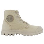 Palladium pampa hi (w) - femmes bottes canvas beige 92352 - 238 - m - 41 1 / 2