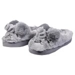 Pantoufles enfant fantaisie chaleur et confort 9215 licorne gris