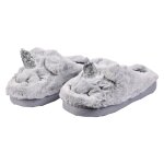 Pantoufles enfant fantaisie chaleur et confort 9215 licorne gris