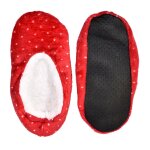 Pantoufles pour femme casa and co antid�rapant pois rouge