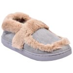 Pantoufle femme chausson cocooning md8661 gris - 36