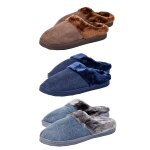 Pantoufles homme confort et qualité supérieure hnxl39 pack de 3 paires - 41 Pantoufles homme confort et qualité supérieure hnxl39 pack de 3 paires - 41