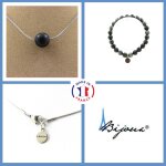 Parure bijoux bracelet collier 1 perle seraphinite de russie 8 mm. taille personnalisable.