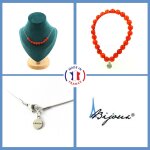 Parure bijoux bracelet collier 10 perles cornaline d'uruguay qualit taille personnalisable.
