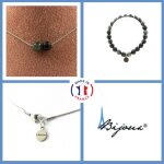 Parure bijoux bracelet collier 2 perles seraphinite de russie 8 mm. taille personnalisable.