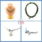 Parure bijoux bracelet collier 20 perles epidote d'australie 8 mm. taille personnalisable.