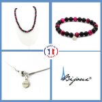 Parure bijoux bracelet collier perles agate noire + oeil de tigre taille personnalisable.