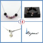 Parure bijoux bracelet collier perles auralite du canada + lave 8 mm. taille personnalisable.