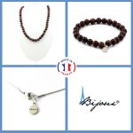 Parure bijoux bracelet collier perles oeil de tigre rouge 8 mm. chaine taille personnalisable. Parure bijoux bracelet collier perles oeil de tigre rouge 8 mm. chaine taille personnalisable.