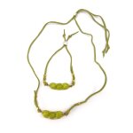 Parure créateur mineralia jade vert Parure créateur mineralia jade vert