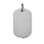Pendentif acier plaque gi petit modle 38 * 23