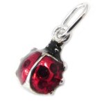Pendentif argent  coccinelle