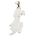 Pendentif argent fille Pendentif argent fille