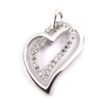 Pendentif argent  love