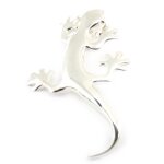 Pendentif argent  salamandre