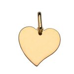 Pendentif coeur plaqué or Pendentif coeur plaqué or