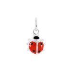 Pendentif enfant - argent 925 - coccinelle