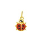 Pendentif enfant - or 18 carats - coccinelle