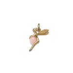 Pendentif enfant - plaqu or - fe avec perle