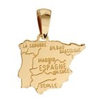 Pendentif espagne plaqu or