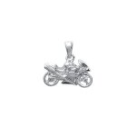 Pendentif homme - argent 925 - moto - longueur : 19mm - hauteur : 17mm Pendentif homme - argent 925 - moto - longueur : 19mm - hauteur : 17mm