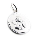 Pendentif petit ange rhodié (or - 9 carats) Pendentif petit ange rhodié (or - 9 carats)