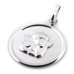 Pendentif petit ange rhodié (or - 9 carats) Pendentif petit ange rhodié (or - 9 carats)