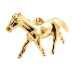 Pendentif plaqué or cheval Pendentif plaqué or cheval