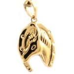 Pendentif plaqué or fer À cheval Pendentif plaqué or fer À cheval