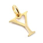 Pendentif plaqu or  lettre y