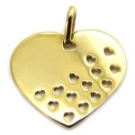 Pendentif plaqu or  love