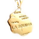 Pendentif plaqu or  la runion