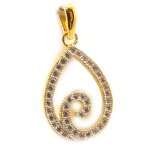 Pendentif plaqu� or  sissi