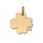 Pendentif plaqu or trfle moyen modle 23 * 25