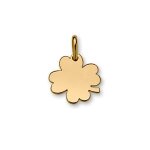 Pendentif plaqu or trfle petit modle 17 * 15