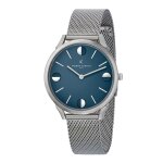 Pierre cardin montre argent analogique mixte pigalle half moon cpi. 2013