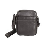 Pochette katana cuir de vachette grain� k83601 - chocolat