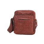 Pochette katana cuir de vachette vieilli k 21162 - marron Pochette katana cuir de vachette vieilli k 21162 - marron
