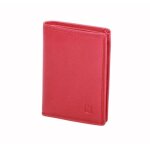 Porte - cartes grard henon cuir de vachette lisse softline gh 33537 - rouge