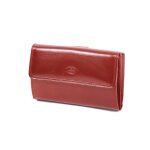 Porte - feuille femme katana en cuir de vachette collet k 353109 - marron Porte - feuille femme katana en cuir de vachette collet k 353109 - marron