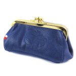 Promotion ! porte - monnaie cuir paillet� 'les tr�sors de lily' bleu de france (2 compartiments) - 12. ...