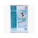 Porte - visuel - pr�sentoir - a6 - droit - transparent - pour photo, menu, document